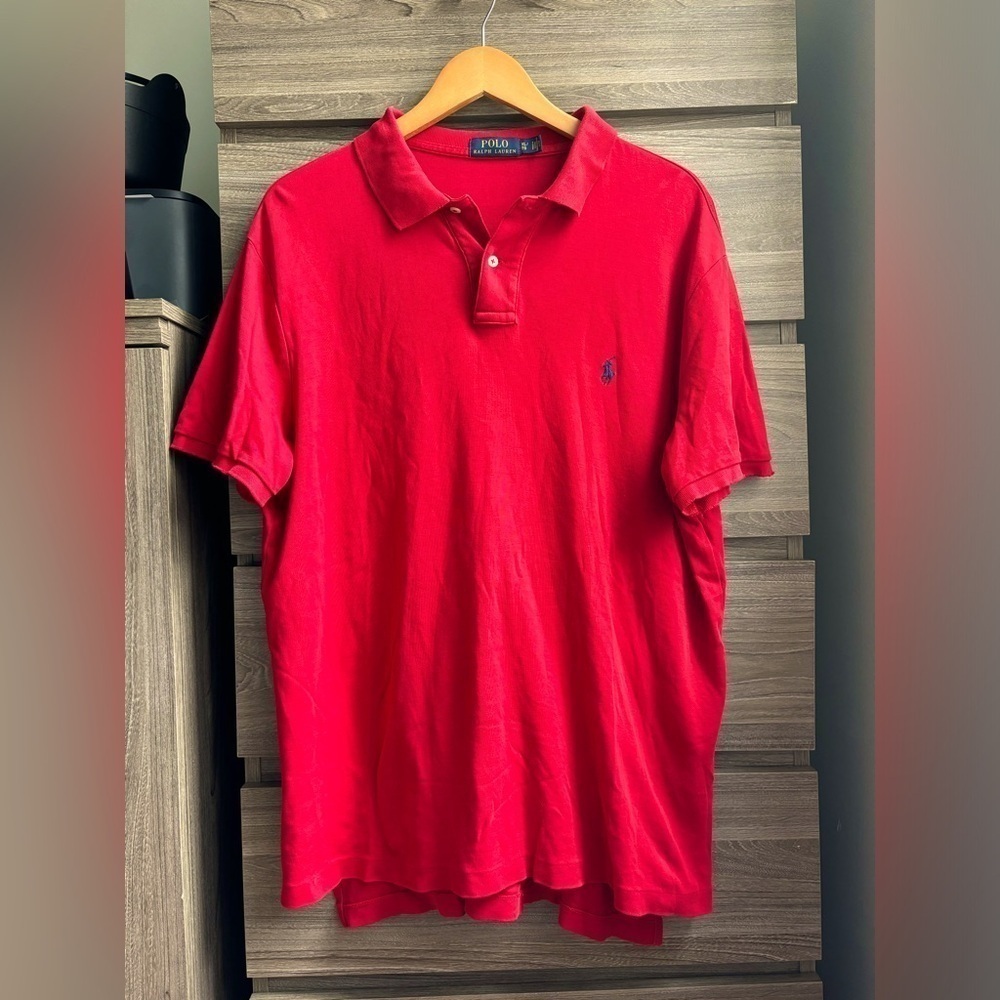 Polo by Ralph Lauren Red Short Sleeve Polo